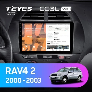 Штатная магнитола Teyes CC3L WiFi 2/32 Toyota RAV4 2 CA20 (2000-2003) F3