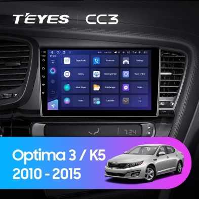 Штатная магнитола Teyes CC3 4/32 Kia Optima 3 TF (2010-2015) F1