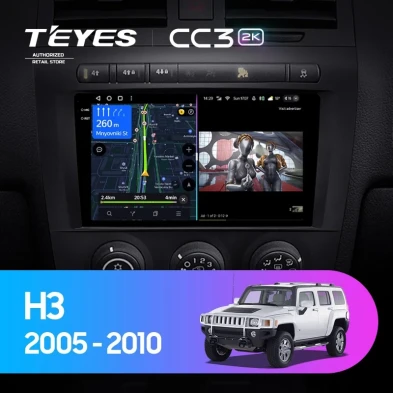 Штатная магнитола Teyes CC3 2K 4/32 Hummer H3 1 (2005-2010)