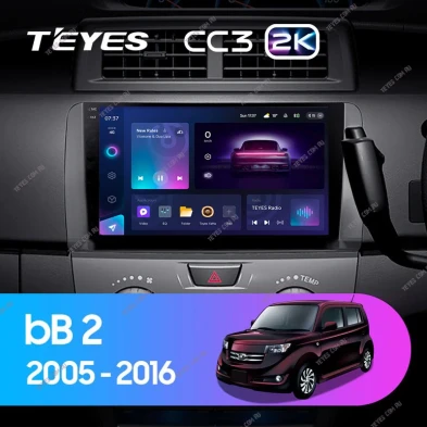 Штатная магнитола Teyes CC3 2K 4/64 Toyota bB 2 QNC20 (2005-2016)