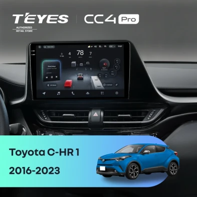 Штатная магнитола Teyes CC4 Pro 8/128 Toyota C-HR 1 (2016-2023) F1