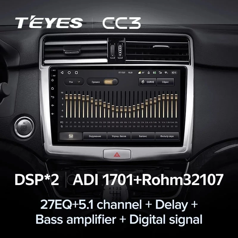 Штатная магнитола Teyes CC3 4/64 Haval H6 (2016-2018)