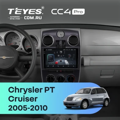Штатная магнитола Teyes CC4 Pro 8/128 Chrysler PT Cruiser (2005-2010)
