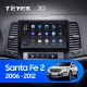 Штатная магнитола Teyes X1 4G 2/32 Hyundai Santa Fe 2 (2006-2012)