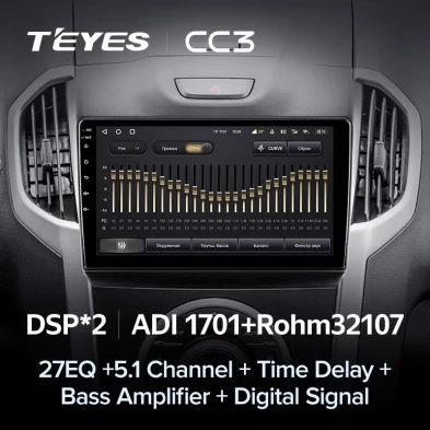Штатная магнитола Teyes CC3 4/32 Isuzu D-Max 2 (2012-2018)