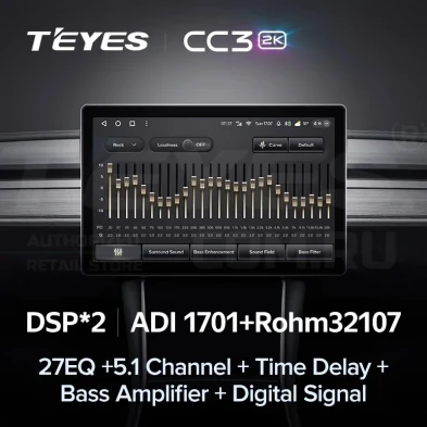 Штатная магнитола Teyes CC3 2K 4/64 Land Rover Discovery 3 (2004-2009) F1 (13")