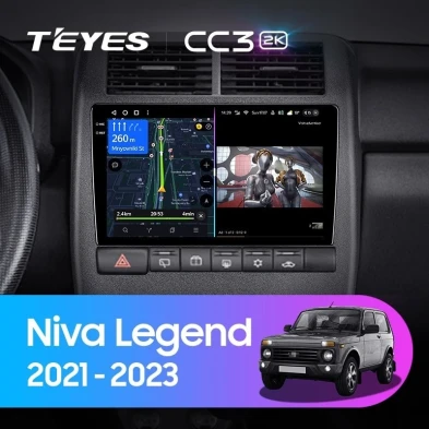 Штатная магнитола Teyes CC3 2K 360 6/128 Lada Niva Legend (2021-2023)