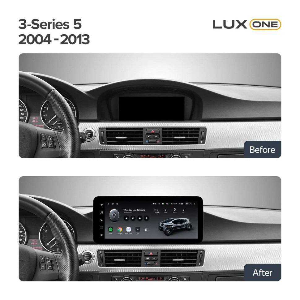 Переходная рамка BMW 3-Series E90 E91 E92 E93 (CCC) (2004-2013) (12,3")