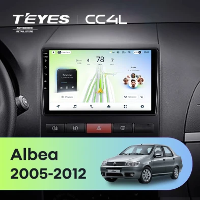 Штатная магнитола Teyes CC4L 6/64 Fiat Albea (2005-2012)