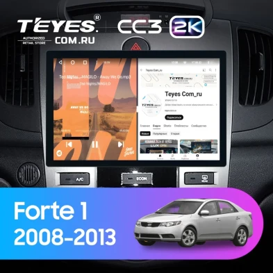 Штатная магнитола Teyes CC3 2K 4/32 Kia Forte 1 (2008-2013) F2 (11")