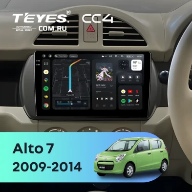 Штатная магнитола Teyes CC4 8/128 Suzuki Alto 7 (2009-2014)