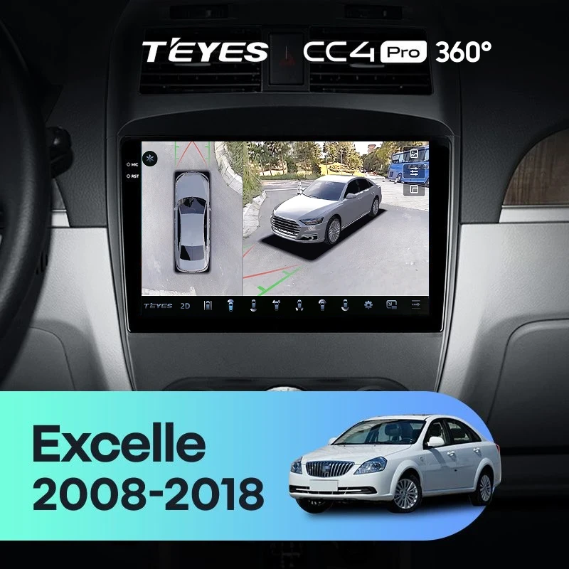 Штатная магнитола Teyes CC4 Pro 360 8/128 Buick Excelle (2008-2018)