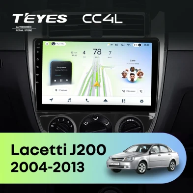 Штатная магнитола Teyes CC4L 6/64 Chevrolet Lacetti J200 (2004-2013) F3