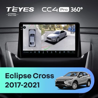 Штатная магнитола Teyes CC4 Pro 360 12/256 Mitsubishi Eclipse Cross (2017-2021) F2