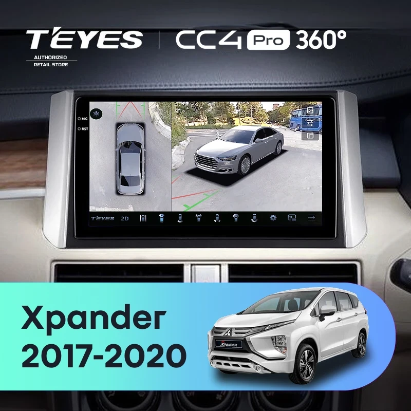 Штатная магнитола Teyes CC4 Pro 360 12/256 Mitsubishi Xpander (2017-2020)