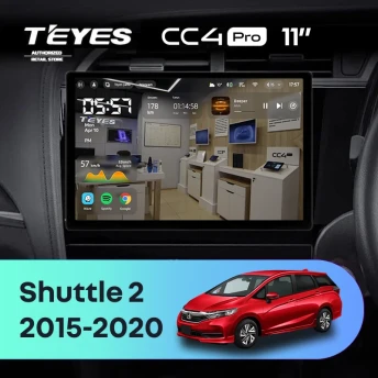 Штатная магнитола Teyes CC4 Pro 12/256 Honda Shuttle 2 (2015-2020) Правый руль (11")