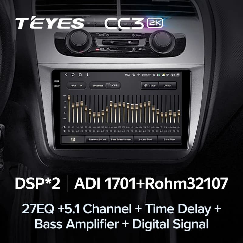 Штатная магнитола Teyes CC3 2K 4/32 Seat Altea (2004-2015)