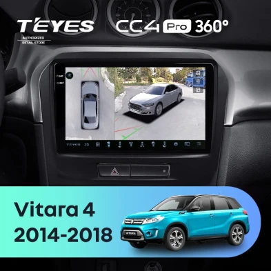 Штатная магнитола Teyes CC4 Pro 360 8/128 Suzuki Vitara 2 (2014-2018)