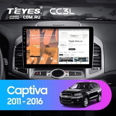 Штатная магнитола Teyes CC3L 4/64 Chevrolet Captiva 1 (2011-2016) F2