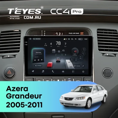 Штатная магнитола Teyes CC4 Pro 12/256 Hyundai Azera (2005-2011)