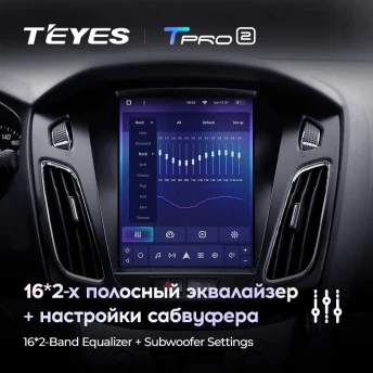 Штатная магнитола Tesla style Teyes TPRO 2 3/32 Ford Focus 3 Mk 3 (2011-2019)