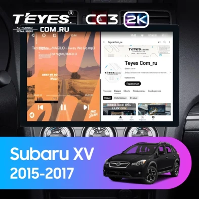Штатная магнитола Teyes CC3 2K 4/32 Subaru XV (2015-2017) F1 (13")