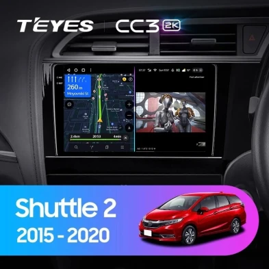 Штатная магнитола Teyes CC3 2K 6/128 Honda Shuttle 2 (2015-2020) Правый руль