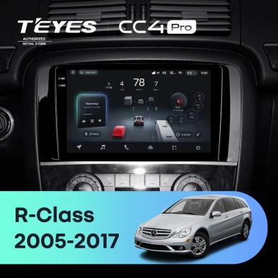 Штатная магнитола Teyes CC4 Pro 8/128 Mercedes-Benz R-Class W251 R280 R300 R320 (2005-2017) F1