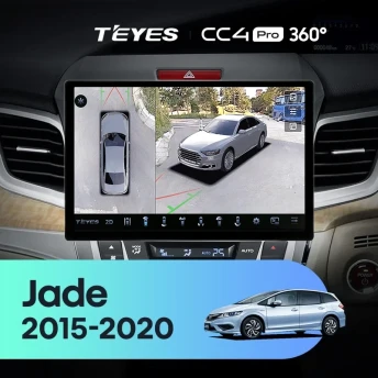 Штатная магнитола Teyes CC4 Pro 360 12/256 Honda Jade (2015-2020) Правый руль (13")