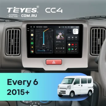 Штатная магнитола Teyes CC4 8/128 Suzuki Every 6 (2015-2026)