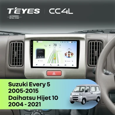 Штатная магнитола Teyes CC4L 6/64 Suzuki Every 5 (2005-2015)