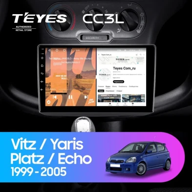 Штатная магнитола Teyes CC3L 4/32 Toyota Platz (1999-2005) F1