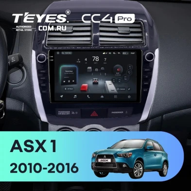 Штатная магнитола Teyes CC4 Pro 12/256 Mitsubishi ASX 1 (2010-2016) Тип-B (9")
