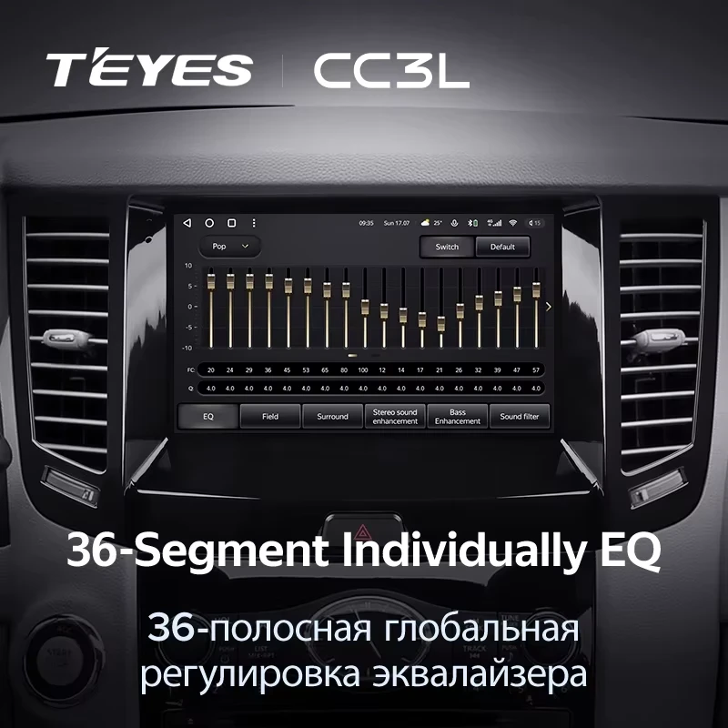 Штатная магнитола Teyes CC3L 4/32 Infiniti FX35 2 (2009-2013) Тип-B