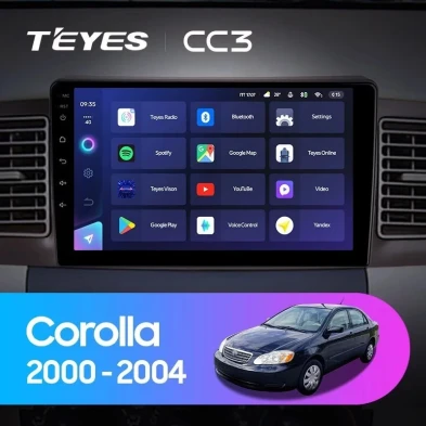 Штатная магнитола Teyes CC3L 4/32 Toyota Corolla E130 E120 (2000-2004)