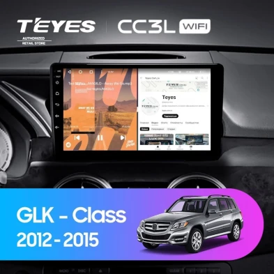 Штатная магнитола Teyes CC3L WiFi 2/32 Mercedes-Benz GLK-Class X204 (2012-2015)