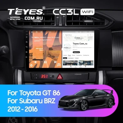 Штатная магнитола Teyes CC3L WiFi 2/32 Subaru BRZ (2012-2016)