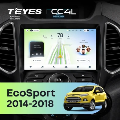 Штатная магнитола Teyes CC4L 6/64 Ford EcoSport (2014-2018) F2