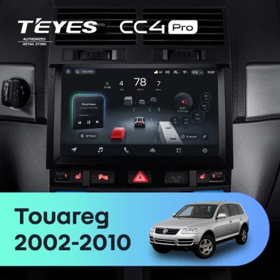 Штатная магнитола Teyes CC4 Pro 8/128 Volkswagen Touareg GP (2002-2010) F2