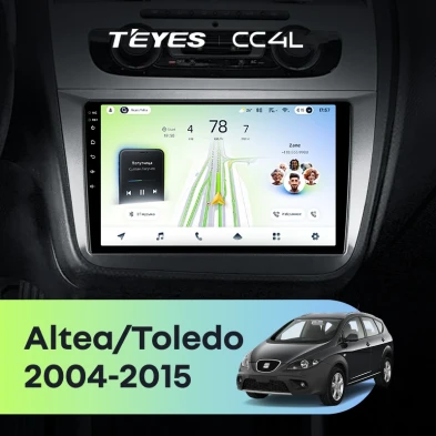 Штатная магнитола Teyes CC4L 6/64 Seat Altea (2004-2015)