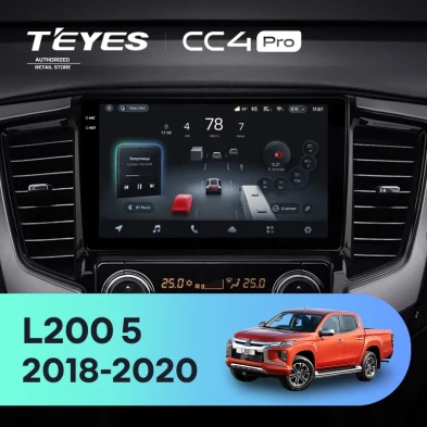 Штатная магнитола Teyes CC4 Pro 12/256 Mitsubishi L200 5 (2018-2020) F2