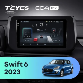 Штатная магнитола Teyes CC4 Pro 12/256 Suzuki Swift 6 (2023-2026)