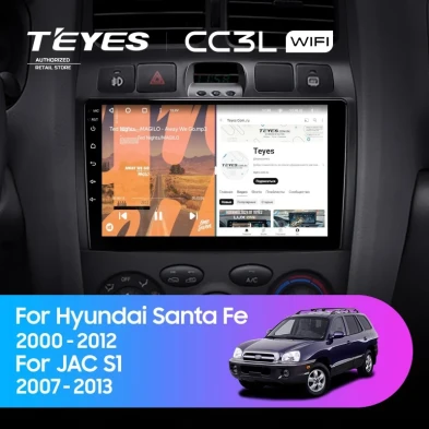 Штатная магнитола Teyes CC3L WiFi 2/32 Hyundai Santa Fe SM (2000-2012)