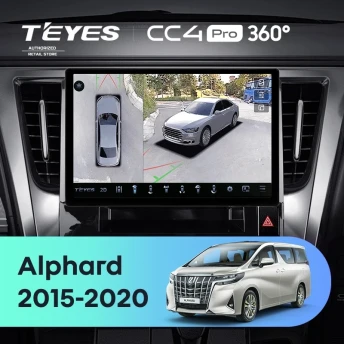 Штатная магнитола Teyes CC4 Pro 360 12/256 Toyota Alphard H30 (2015-2020) (11")