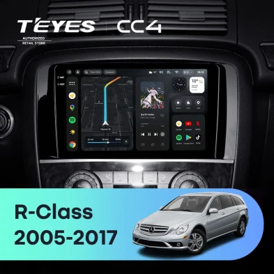 Штатная магнитола Teyes CC4 8/128 Mercedes-Benz R-Class W251 R280 R300 R320 (2005-2017) F1