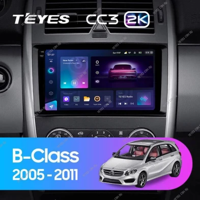 Штатная магнитола Teyes CC3 2K 4/32 Mercedes-Benz B-Class T245 (2005-2011)
