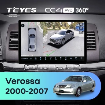 Штатная магнитола Teyes CC4 Pro 360 8/128 Toyota Verossa (2000-2007) F2 (13")