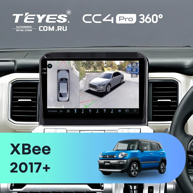 Штатная магнитола Teyes CC4 Pro 360 12/256 Suzuki XBee (2017-2025) Тип-A