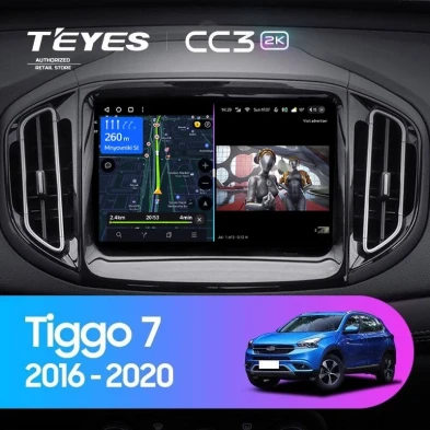 Штатная магнитола Teyes CC3 2K 6/128 Chery Tiggo 7 (2016-2020) F1