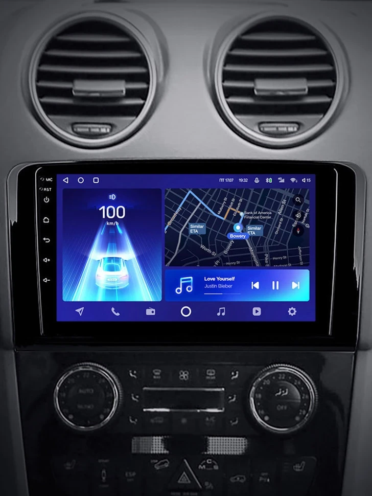 Штатная магнитола Teyes CC2 Plus 4/64 Mercedes-Benz ML-Class (2005-2009) F1